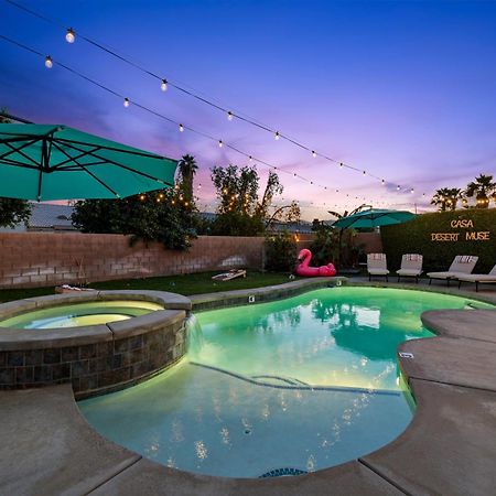 Casa Desert Muse With Heated Pool Spa Firepit Mini Golf And Games Indio Exteriér fotografie