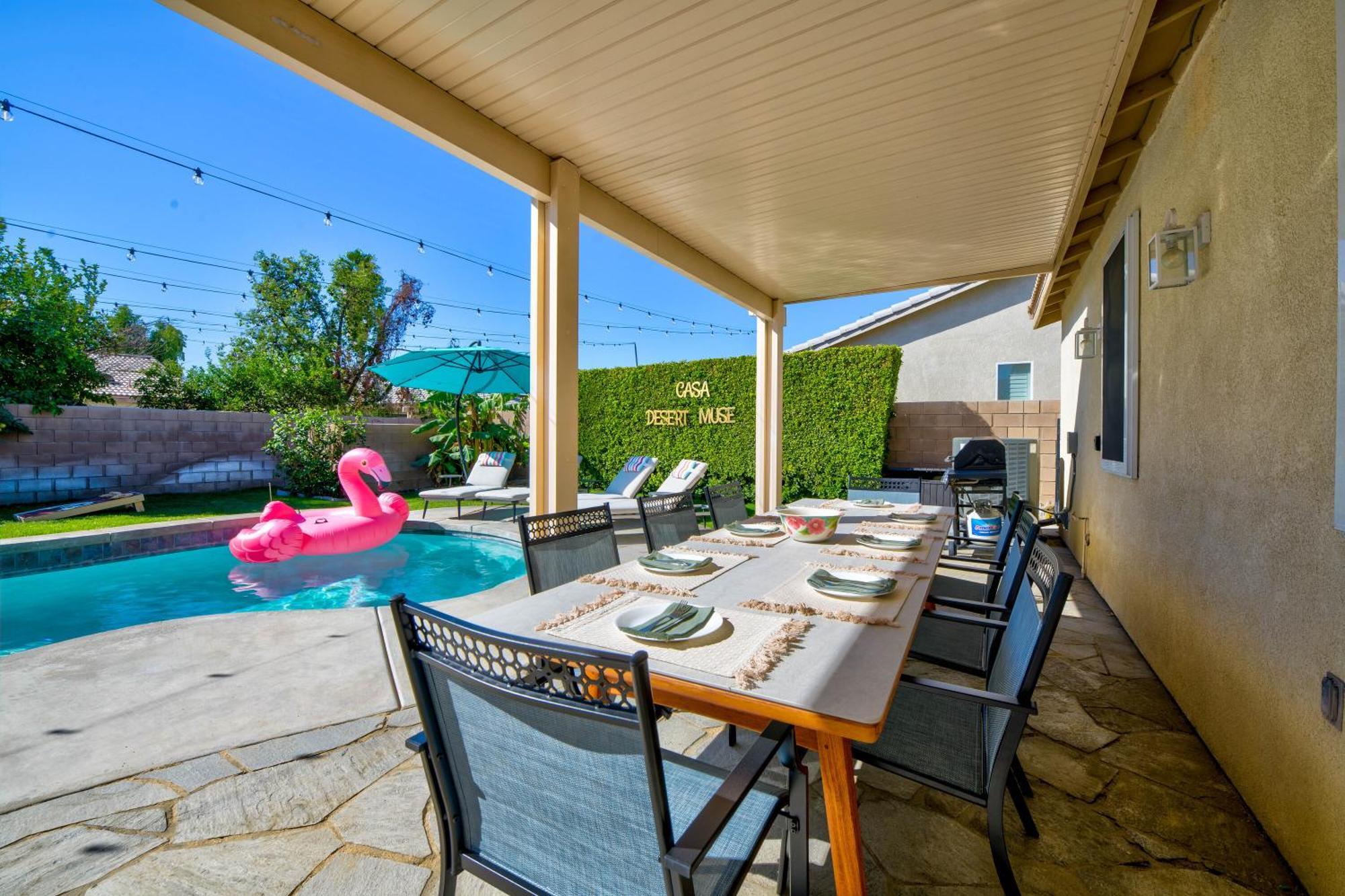 Casa Desert Muse With Heated Pool Spa Firepit Mini Golf And Games Indio Exteriér fotografie