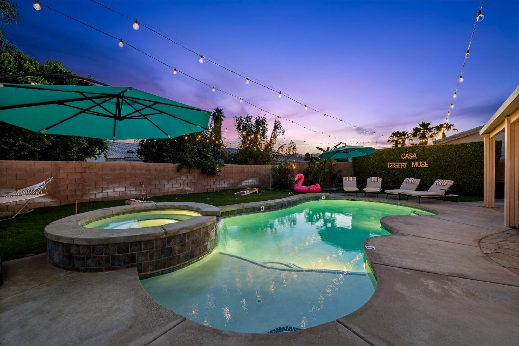 Casa Desert Muse With Heated Pool Spa Firepit Mini Golf And Games Indio Exteriér fotografie